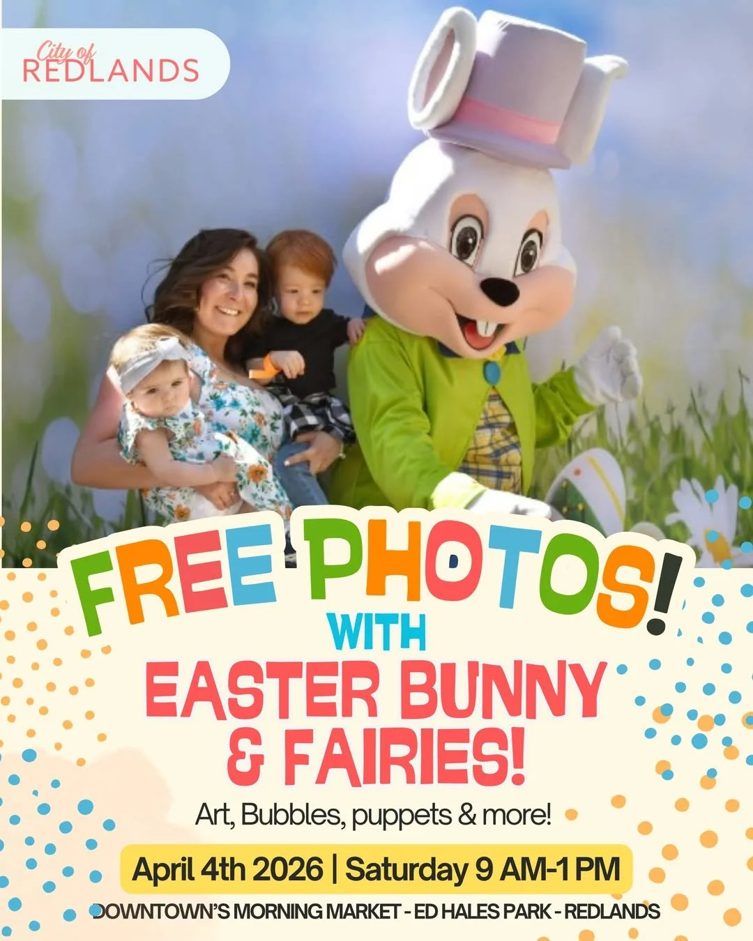 FREE PHOTOS! WITH EASTER BUNNY&amp; FAIRIES!