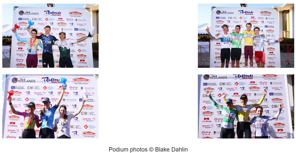 Sabo, Brown Take Stage 4 Wins as GC Battles Tighten at Redlands Bicycle Classic