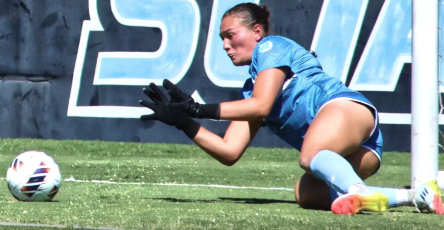 Immoos Tallies Nine Saves as Bulldogs Fall to No. 6 Pomona-Pitzer in Season Opener