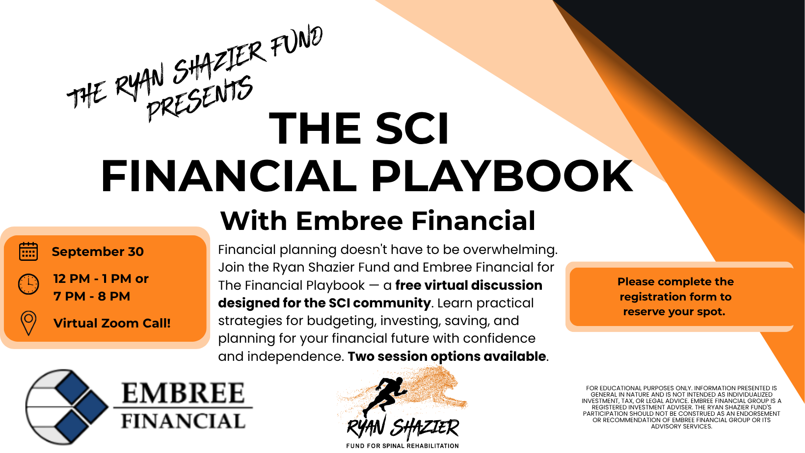 SCI Financial Playbook with Embree Financial 12PM Session