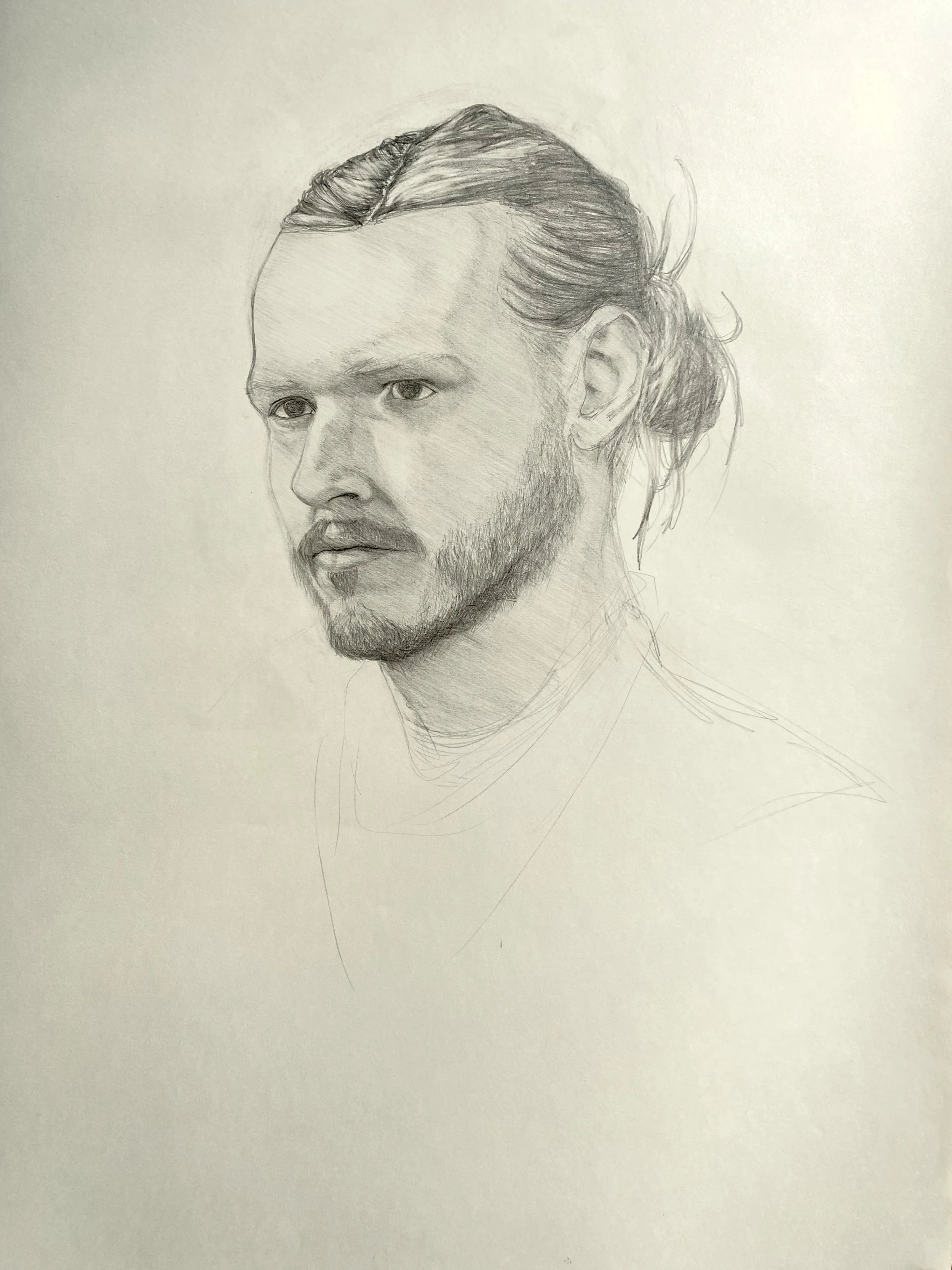  Title:  Life Study 5 
 Media:  Pencil 
 Notes:  Life drawing of model.