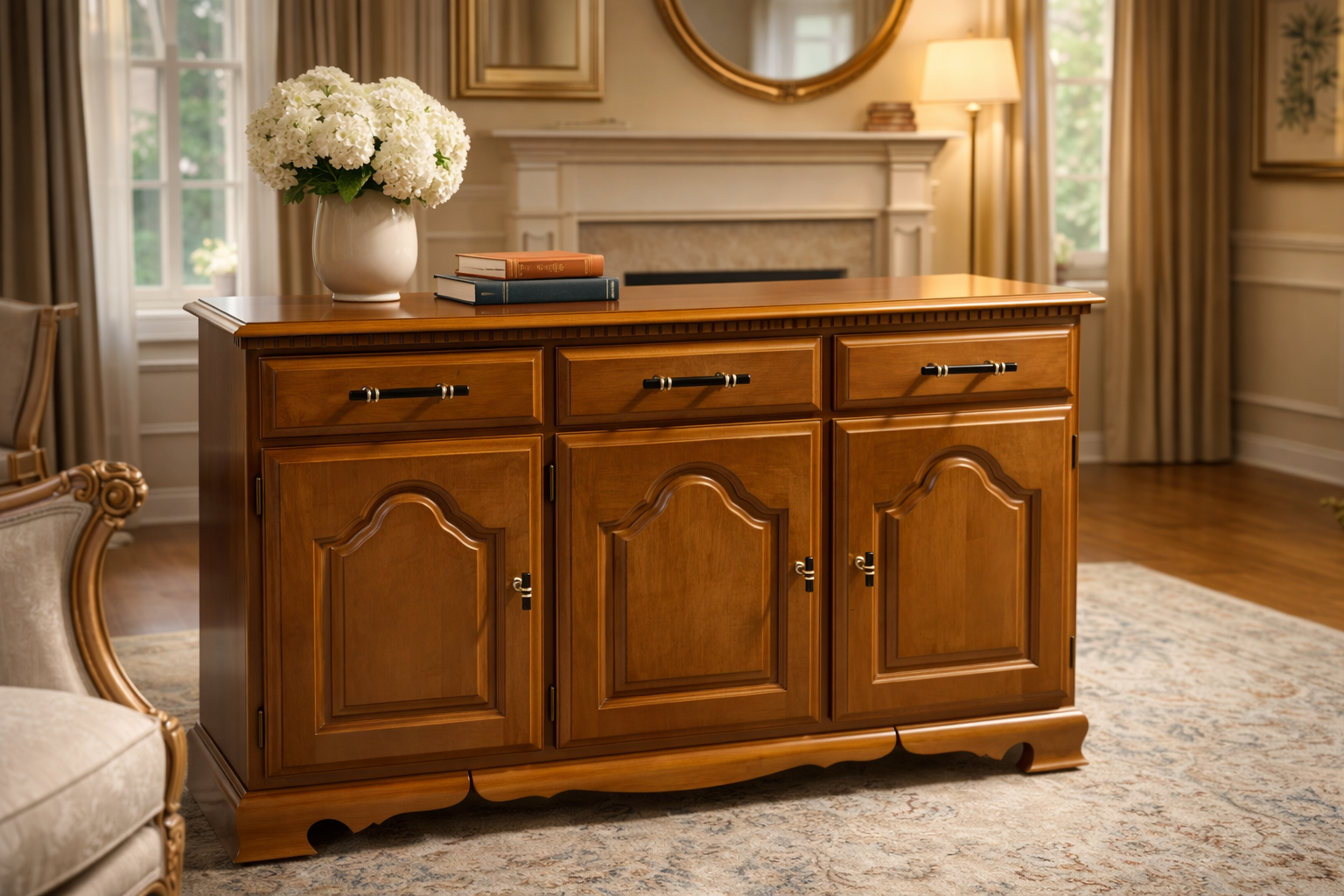 Shermag -  Solid Wood Sideboard / Buffet
