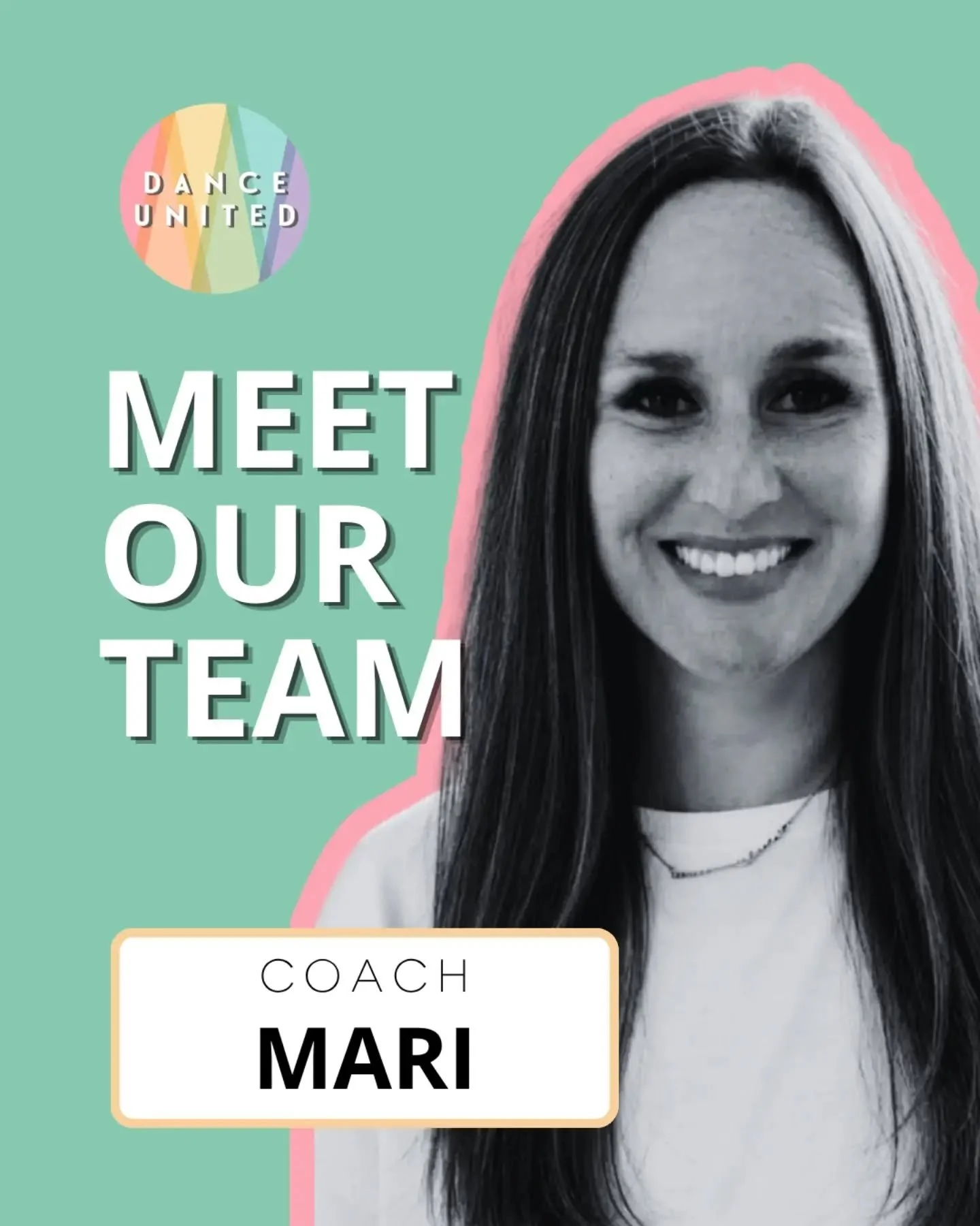 Coach Mari has been a member of our coaching staff since 2021. We love her strong artistic style and her ability to challenge the dancers.

🪩 Dance Styles: Jazz, Tap, Lyrical, Contemporary, ages Elementary - High School, and our Competition Team

✨ 