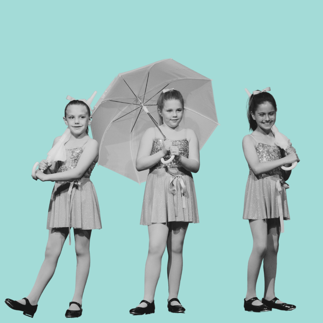Dancers with umbrella