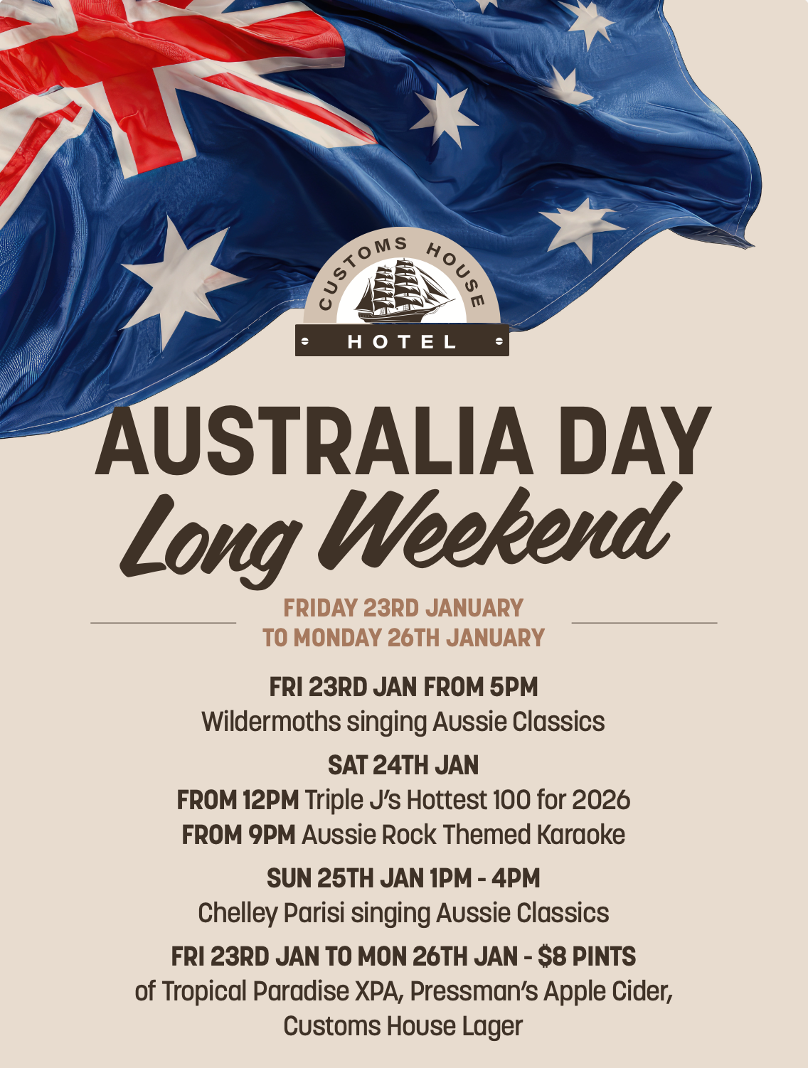 Australia Day Long Weekend