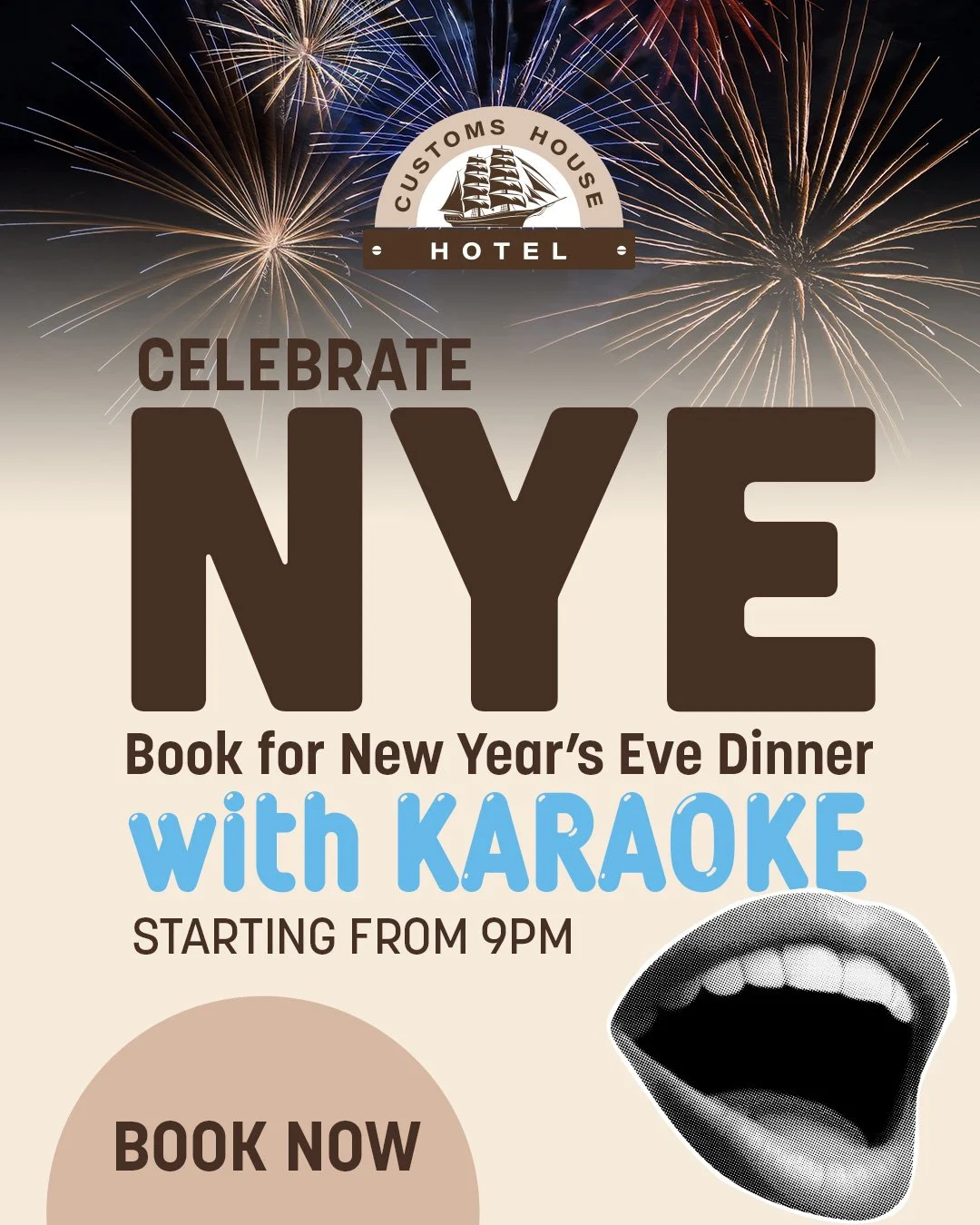 New Year's Eve at Customs House Hotel