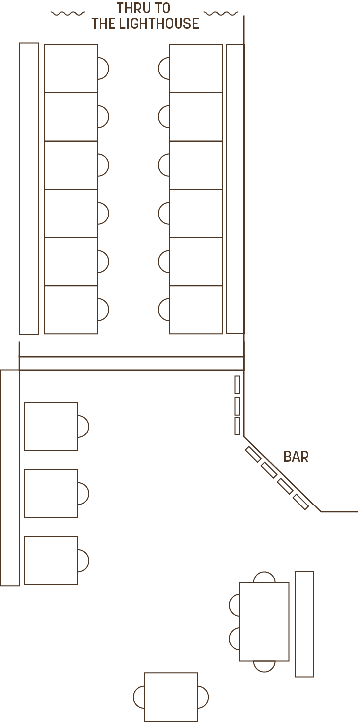 The Timbers Bar Floor Plan