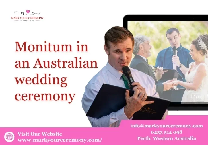 What Is the Monitum in an Australian Wedding Ceremony?