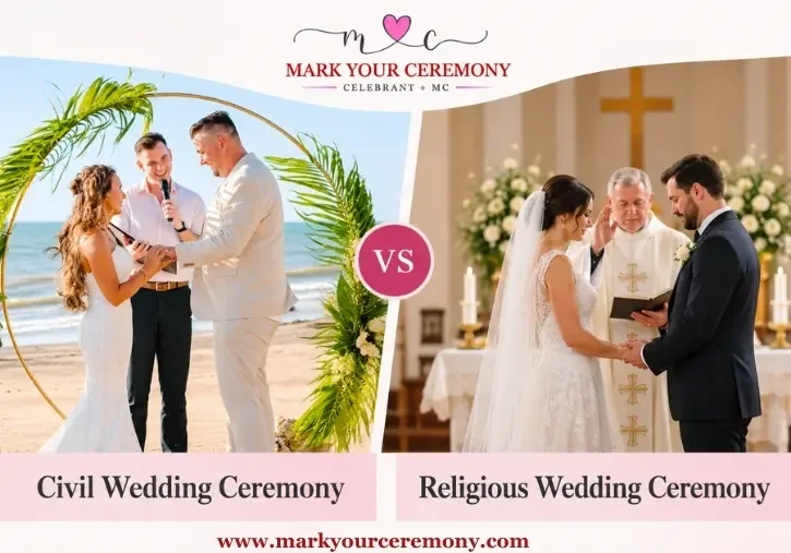 Civil vs Religious Wedding Ceremony in Australia: What's the Difference?