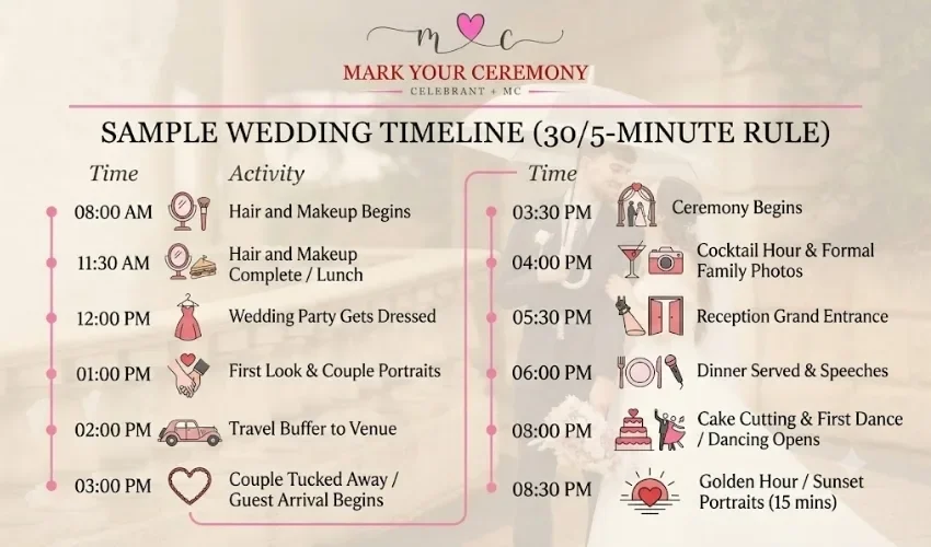 sample-wedding-timeline-305-minute-rule