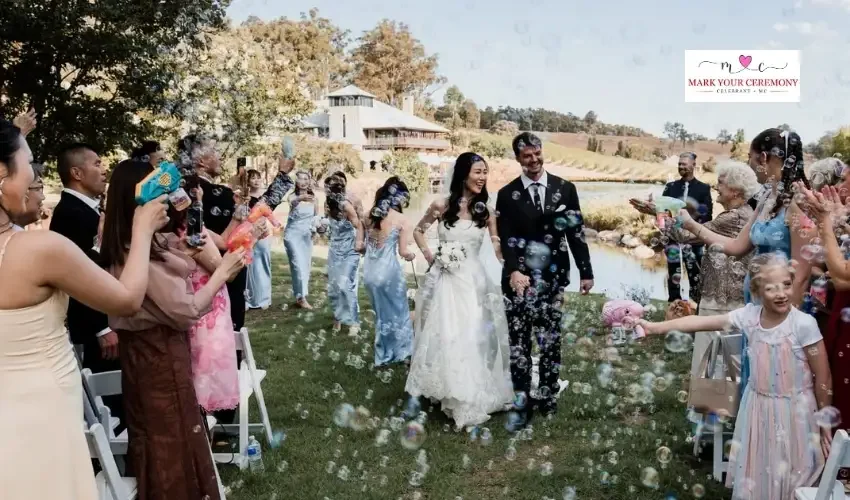 wedding-celebration-welcoming-bride-and-groom