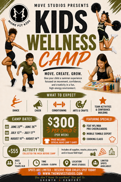 MuVe Studios Kids Wellness Camp
