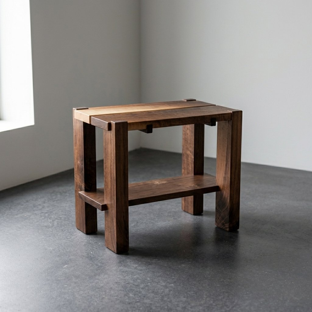 Vere Stool in Walnut