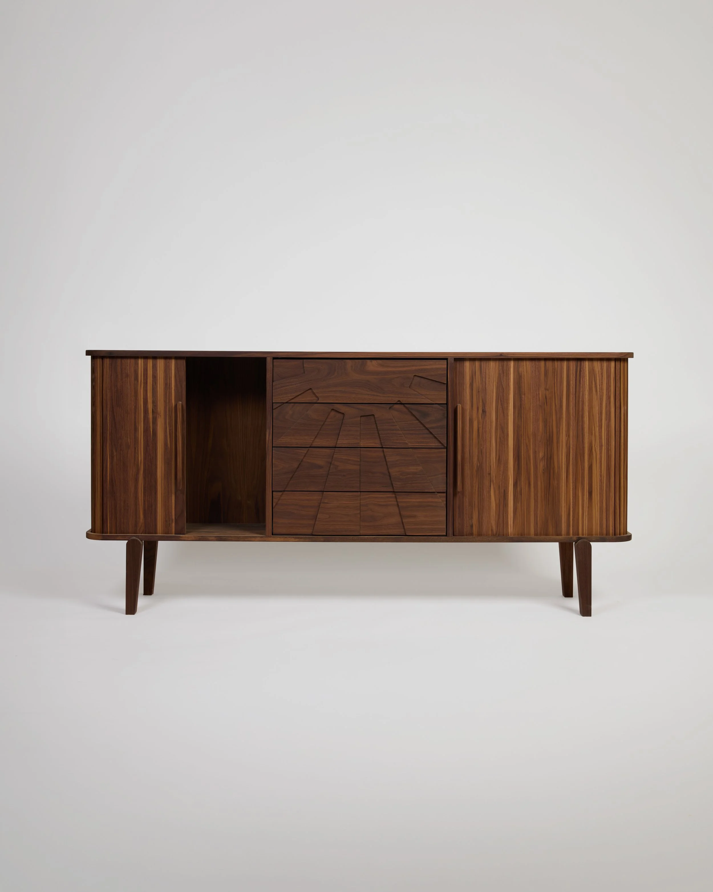 Walnut Credenza