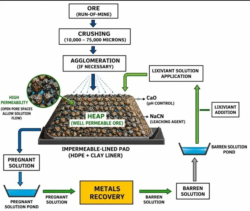 Heap Leach Failure: Causes, Prevention, and Engineering Solutions