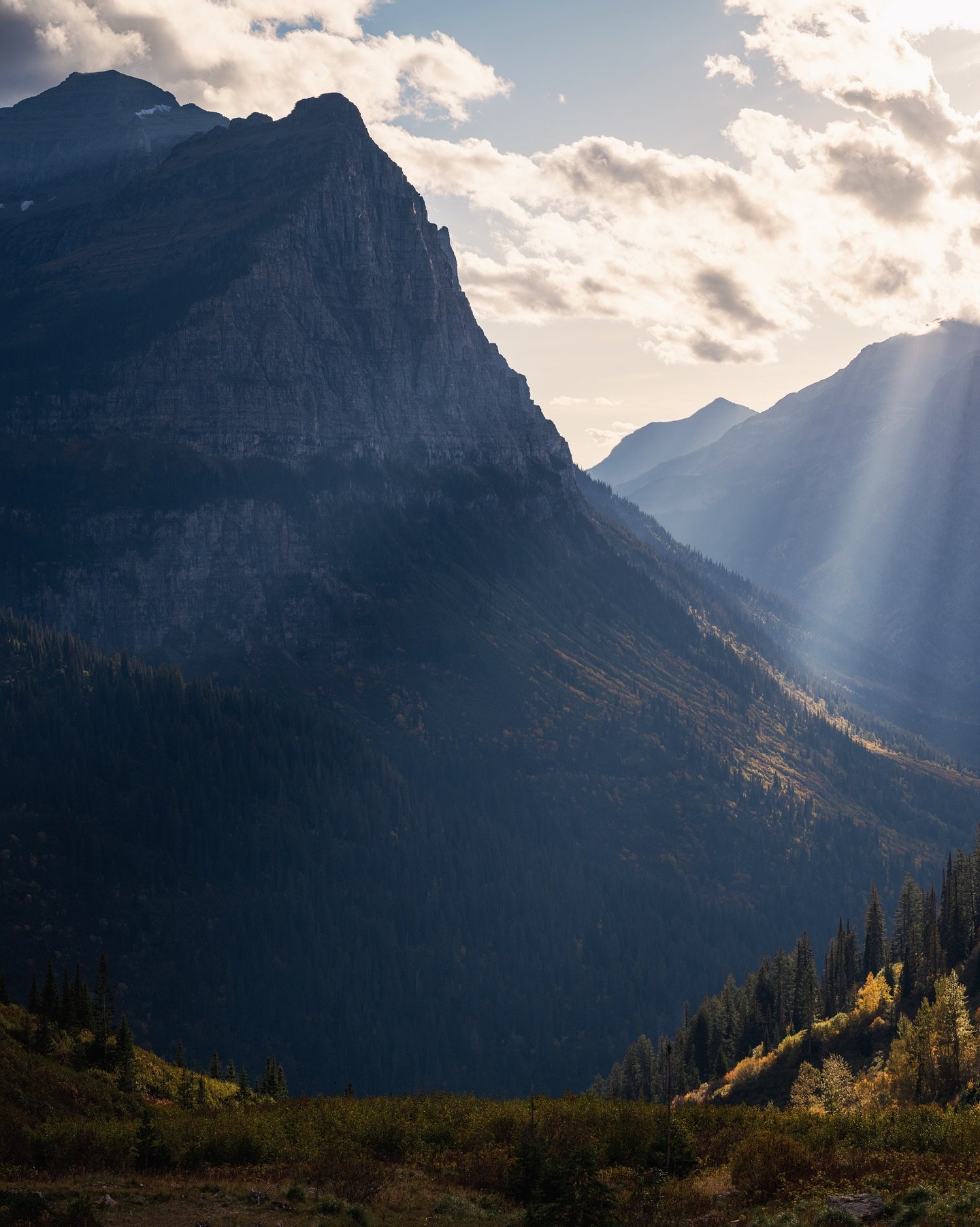I can&rsquo;t pick a favorite crop from this moment to share, so here&rsquo;s the whole view! Scroll ➡️ to have a look around 🍂🌄

I hope you made Going to the Sun Road a part of your fall adventures before it closed for the season. Each season brin