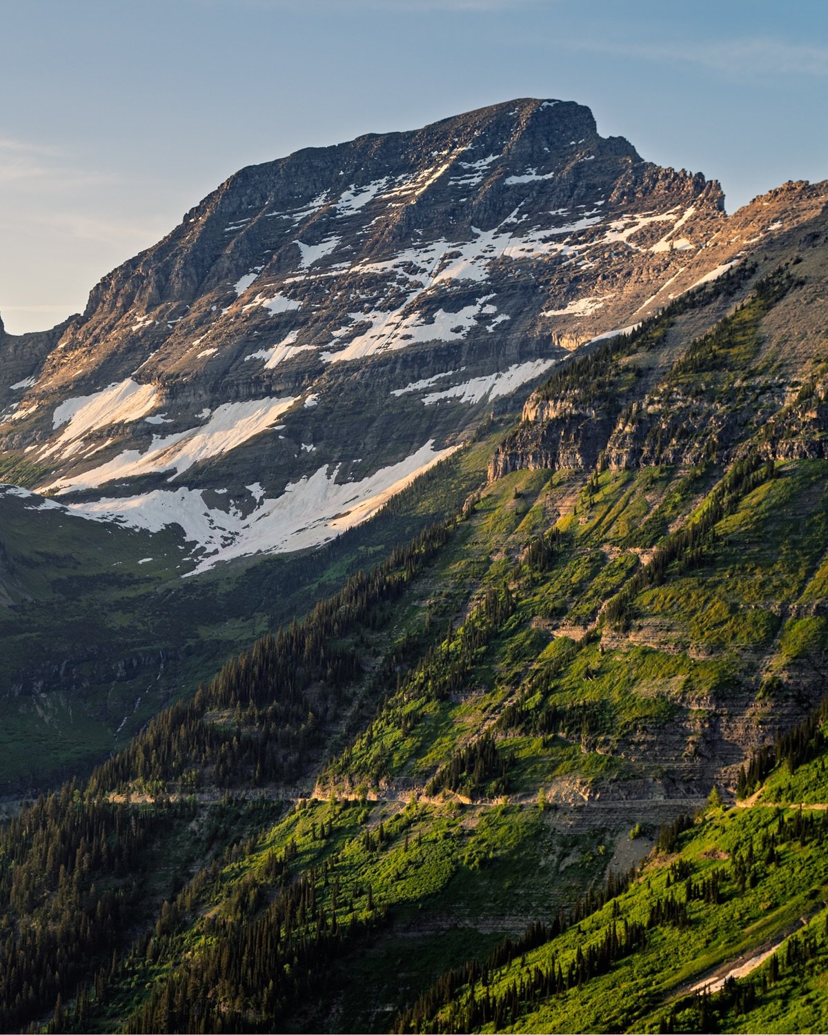 I couldn&rsquo;t resist taking a drive on Going to the Sun last night &ndash; the first night open to vehicle traffic for 2025. From the golden hour's warmth on the west side to the blue hour's cool tones on the east, every sunset hue imaginable was 