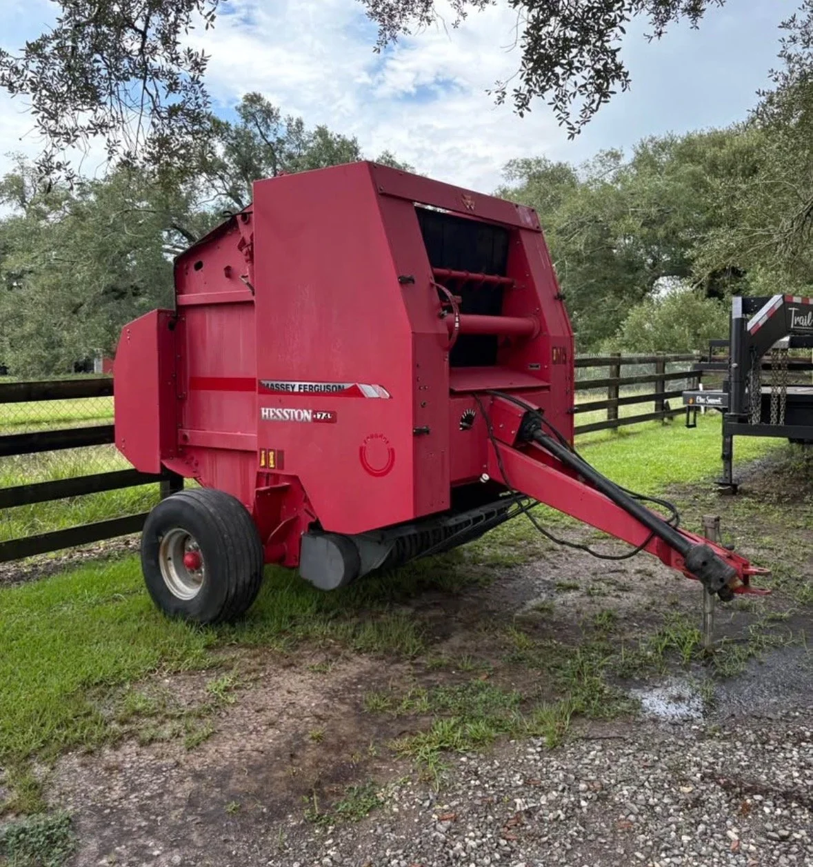 massey feguson baler