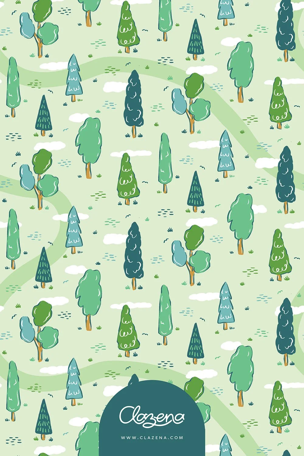 Forest Trees Pattern