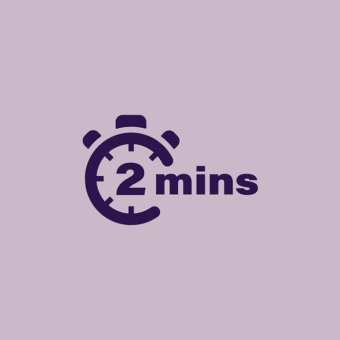 2 minutes can make a big difference. Want to see how?