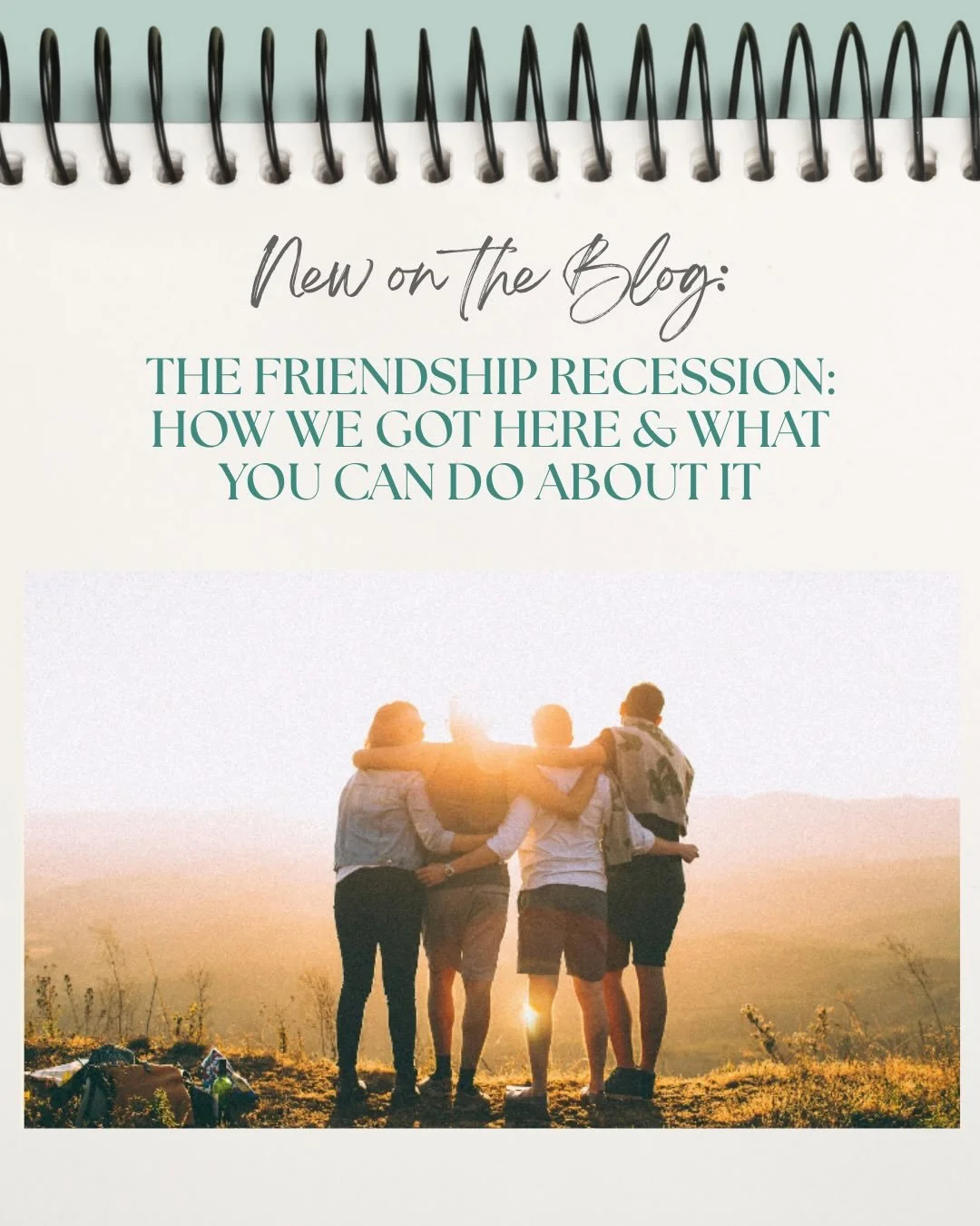 Somewhere along the way it seems like loneliness creeped in and became a loud presence. Factors such as the pandemic, work as a social identity, economic uncertainty, and reduced community engagement play a role in what Carolyn Bruckmann calls the &l