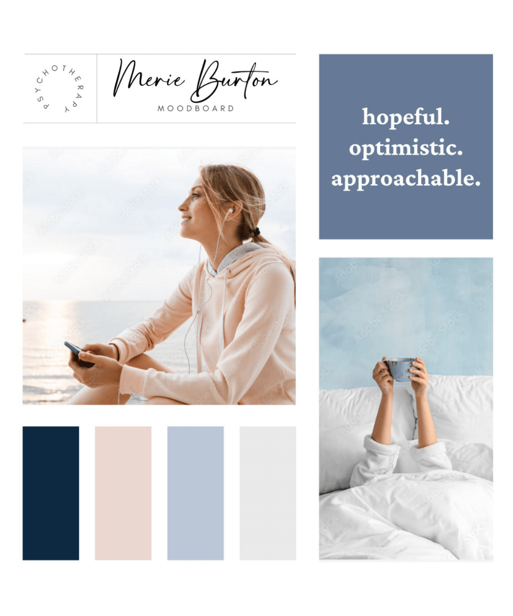 Merie Burton moodboard