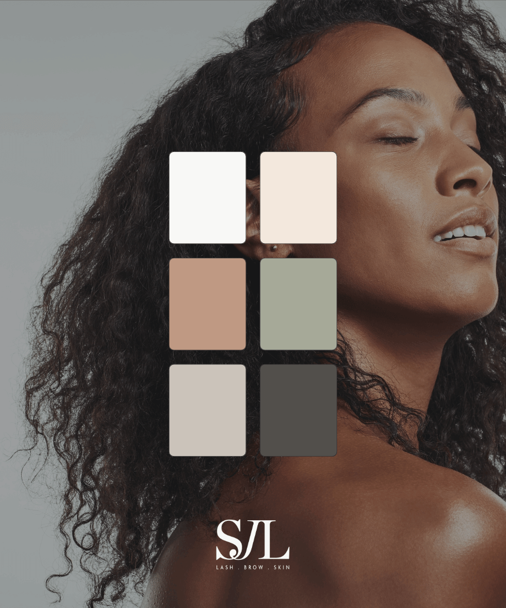 Colour Palette Brand Mock Up for SJL Beauty