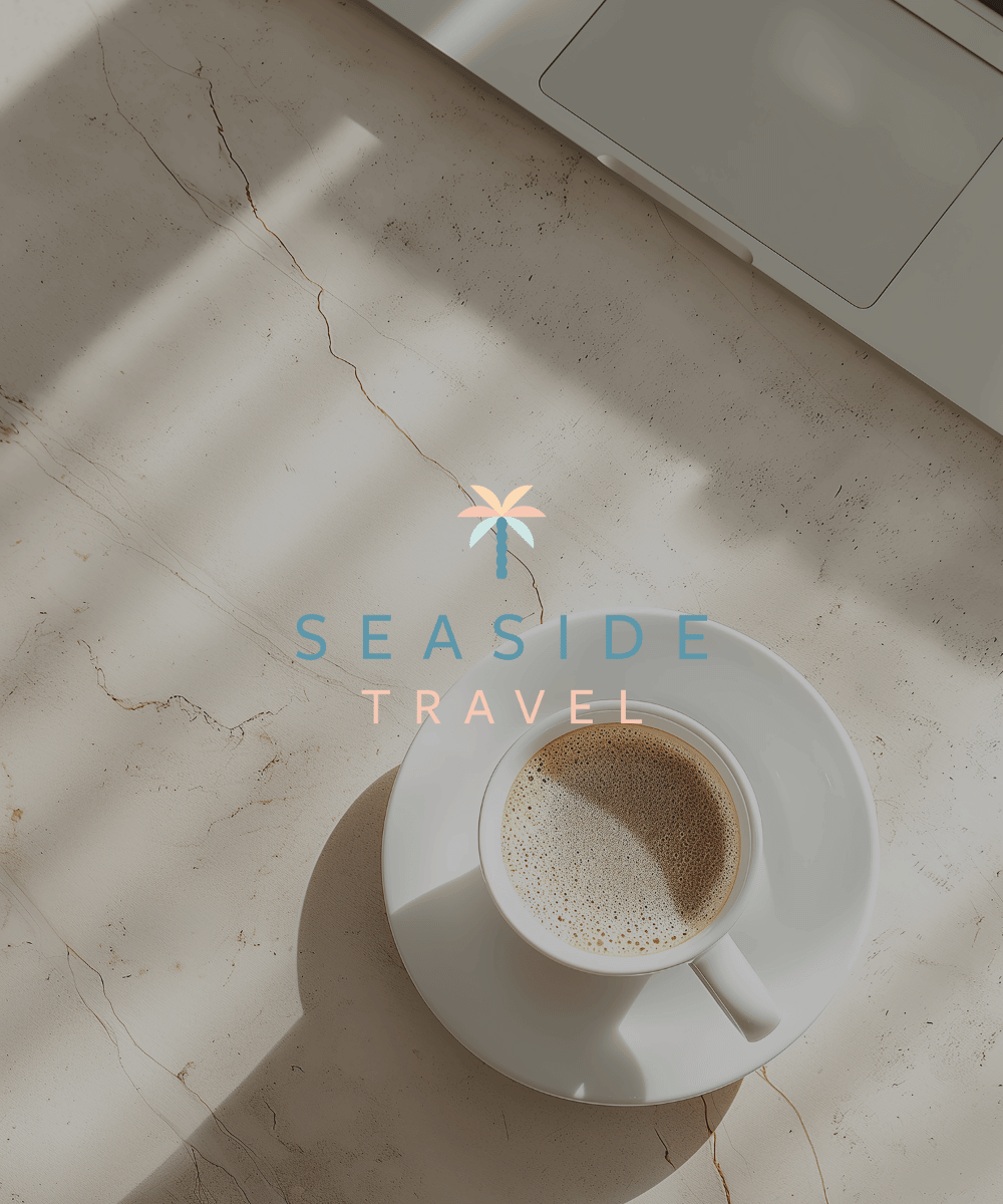 Seaside Travel Logo mock up