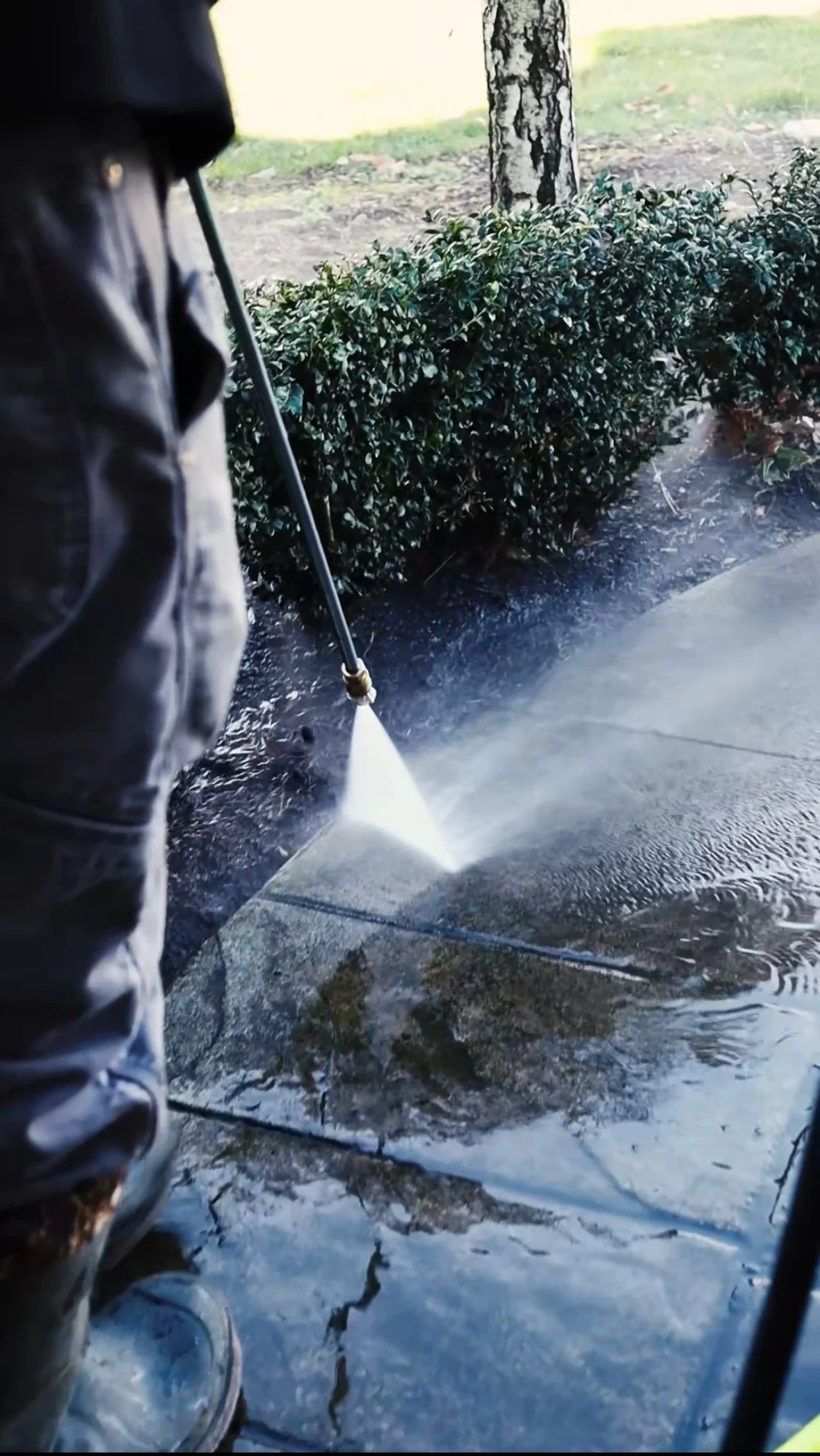Pressure washing