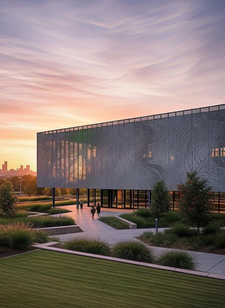 Speculative artwork design for government building design. Decorative perforated pic perf design featuring street art by local Brisbane artist Sofles