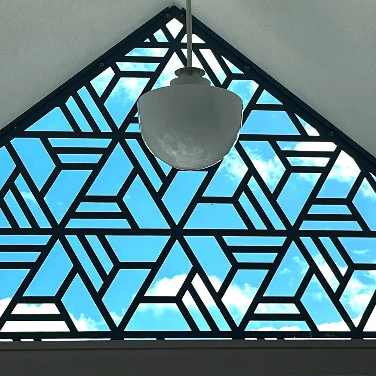 laser cut screens for Bermuda private residence
