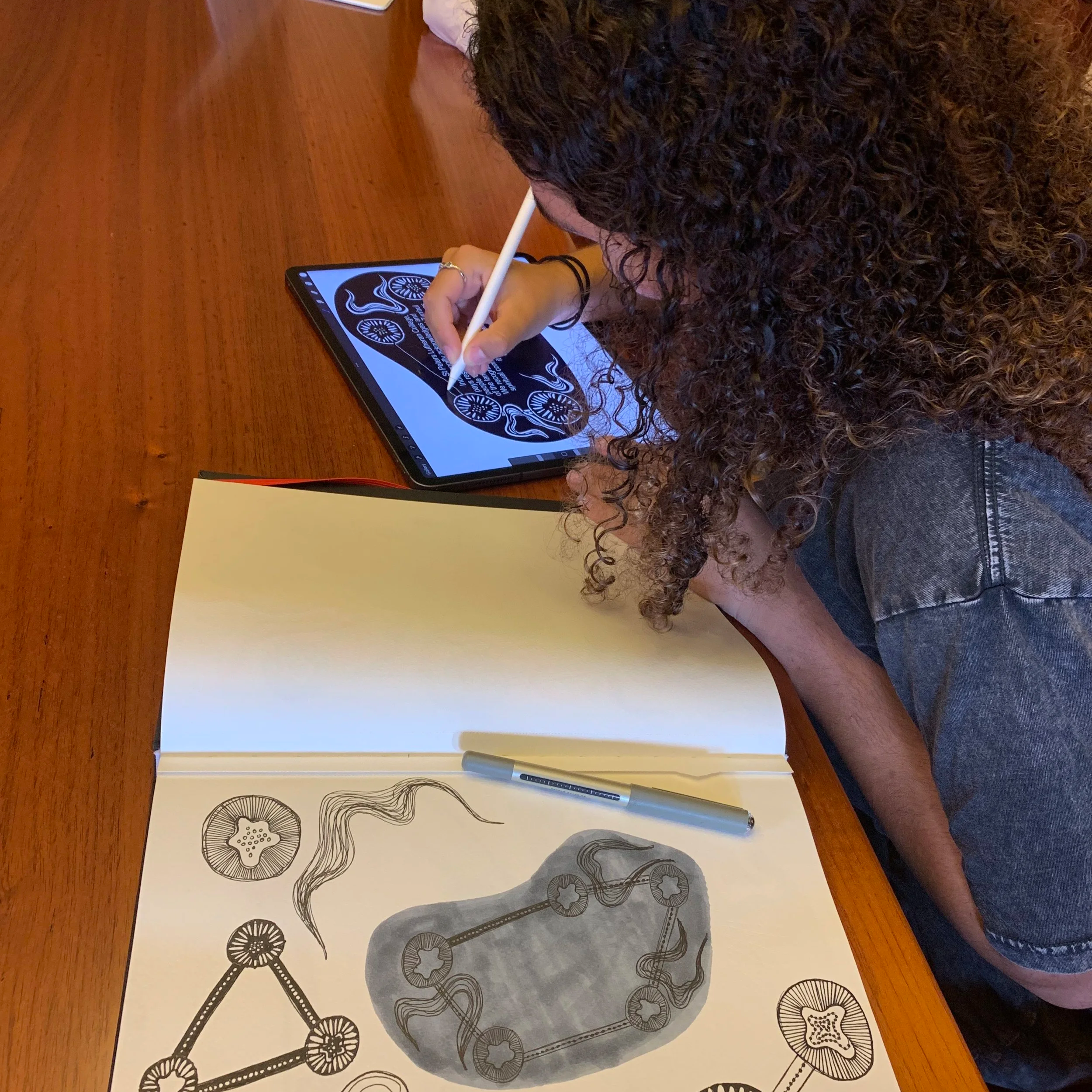 Urban Metal with St Peters Lutheran College former student and First Nations artist designing their acknowledgement of country plaque