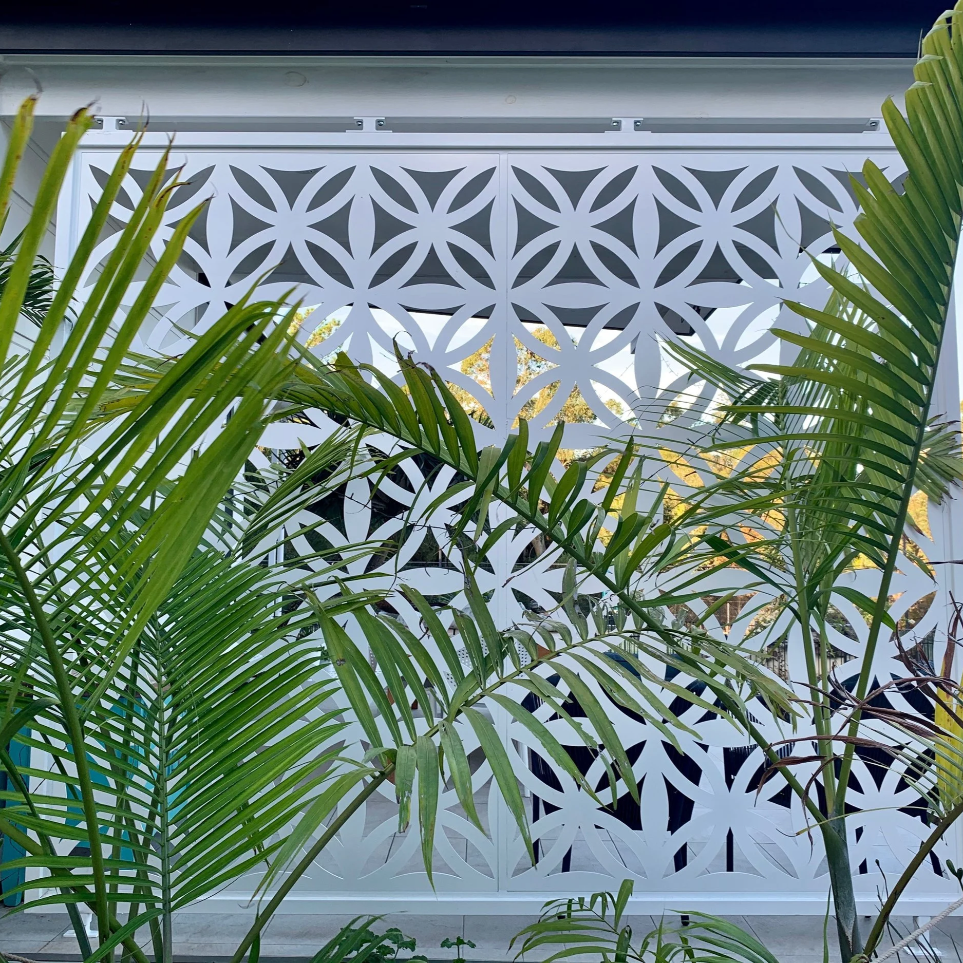 Urban Metal breeze blocks privacy screen