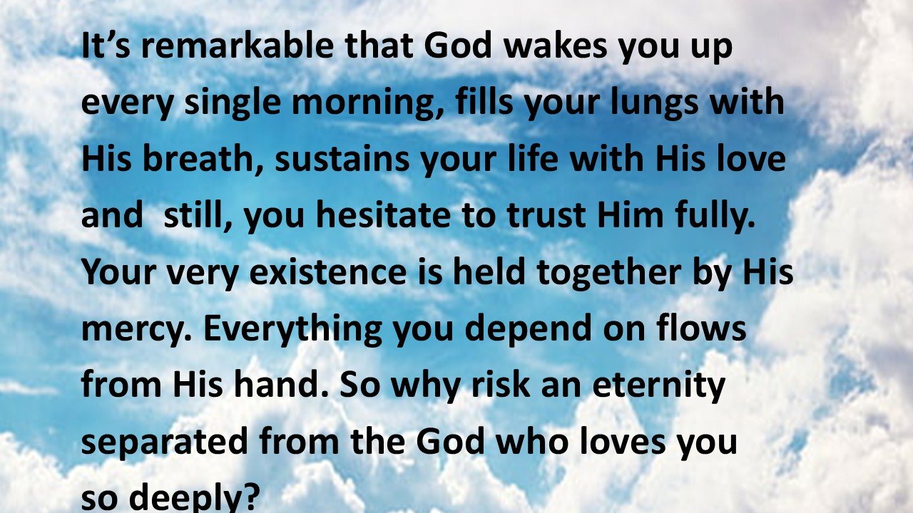 GOD’S AMAZING LOVE FOR YOU
