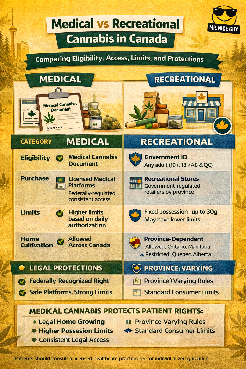 Medical Cannabis Documents vs Recreational Access: What You Need to Know