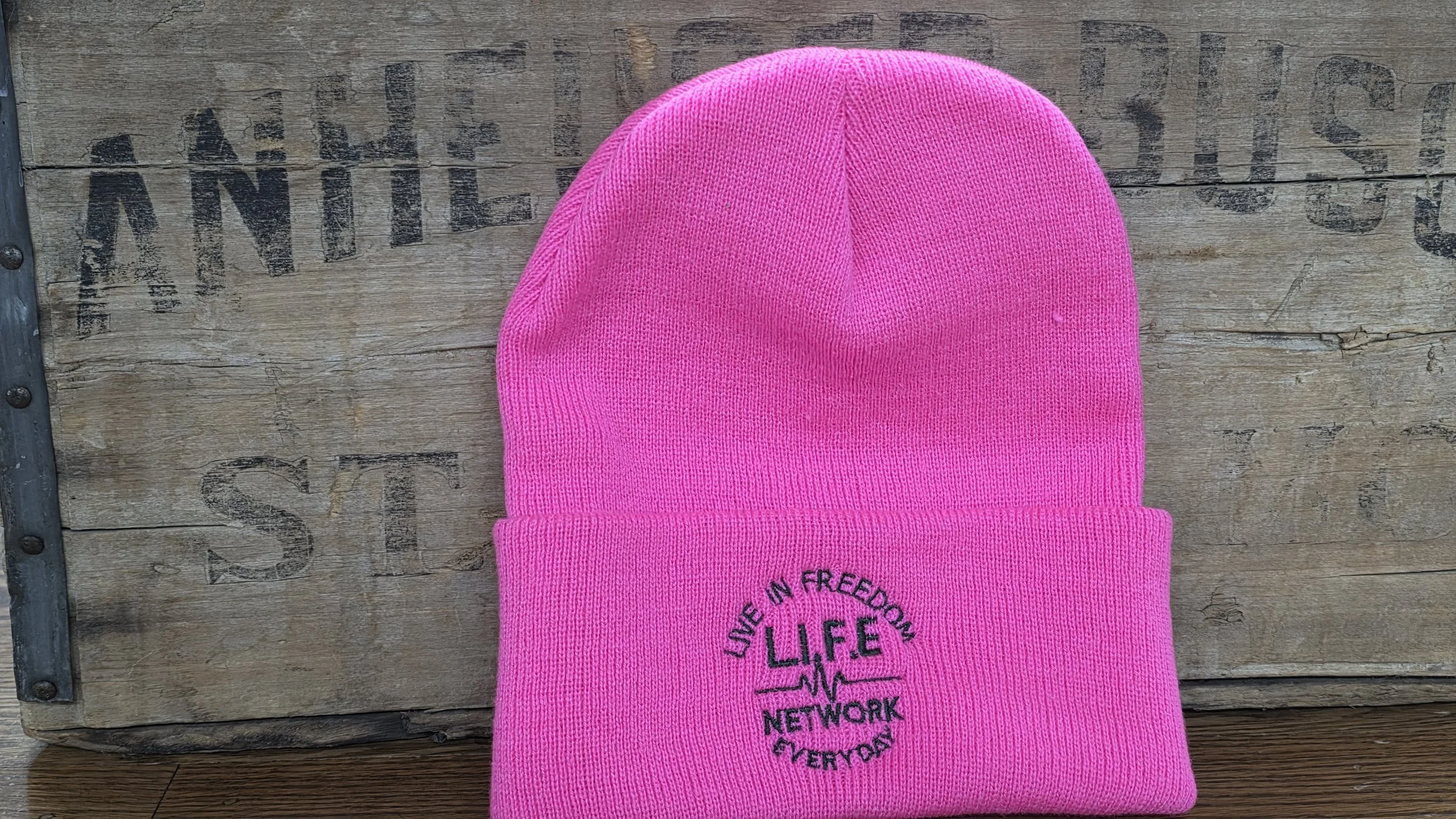 Pink Tobaggan w- green writting.jpg