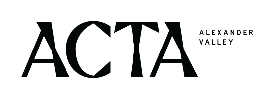 Acta Alexander Valley logo with white background and black text.
