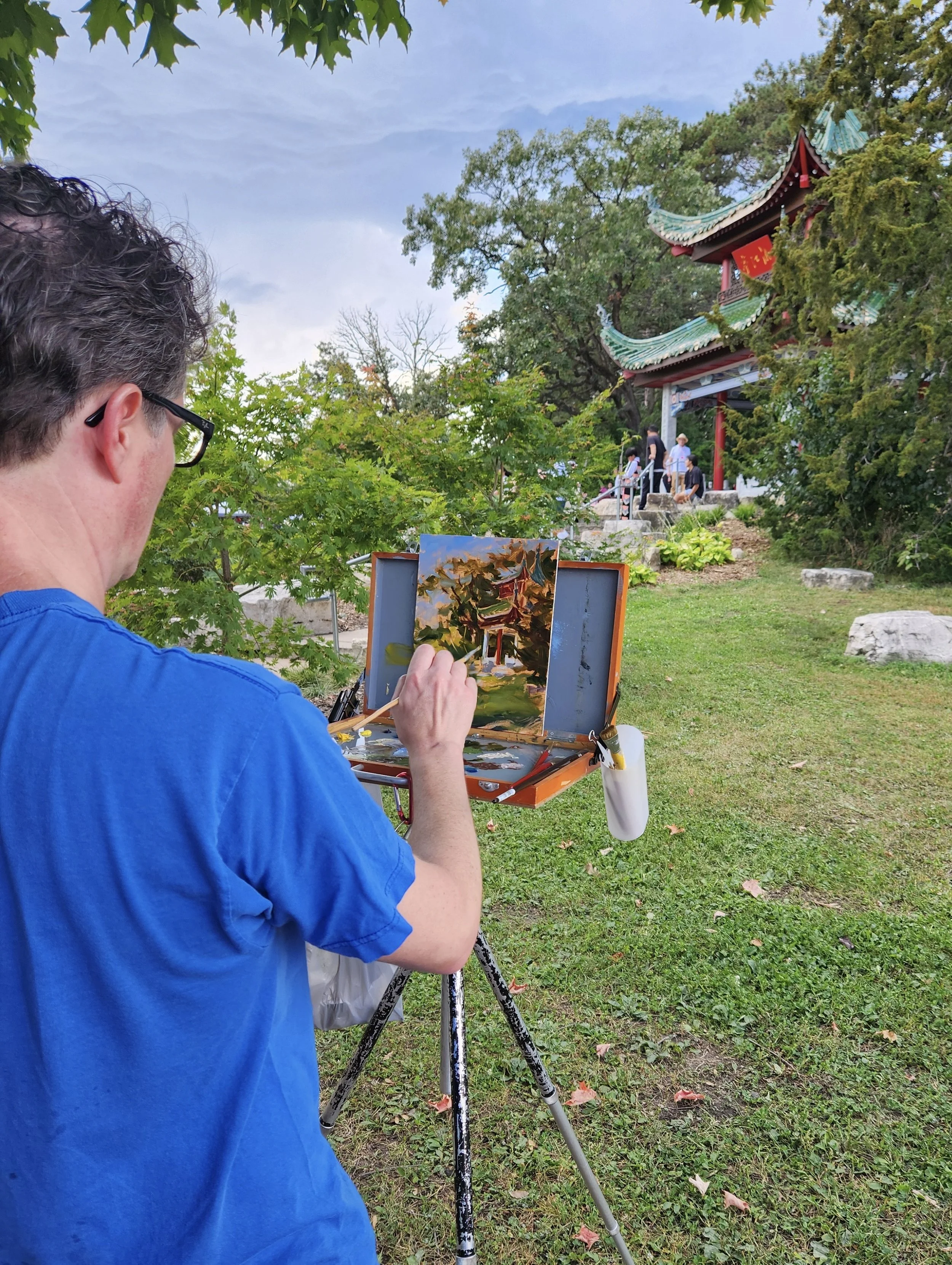 Paint-Out at China Friendship Garden