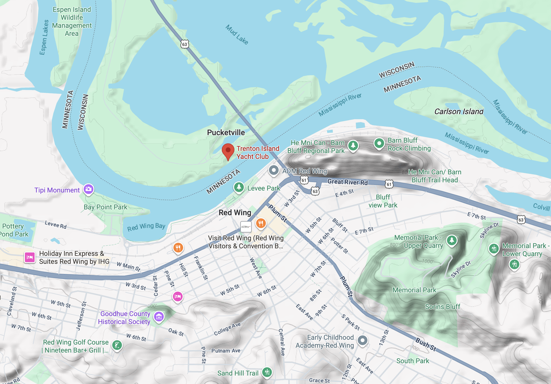 Map to Yacht Club address.png