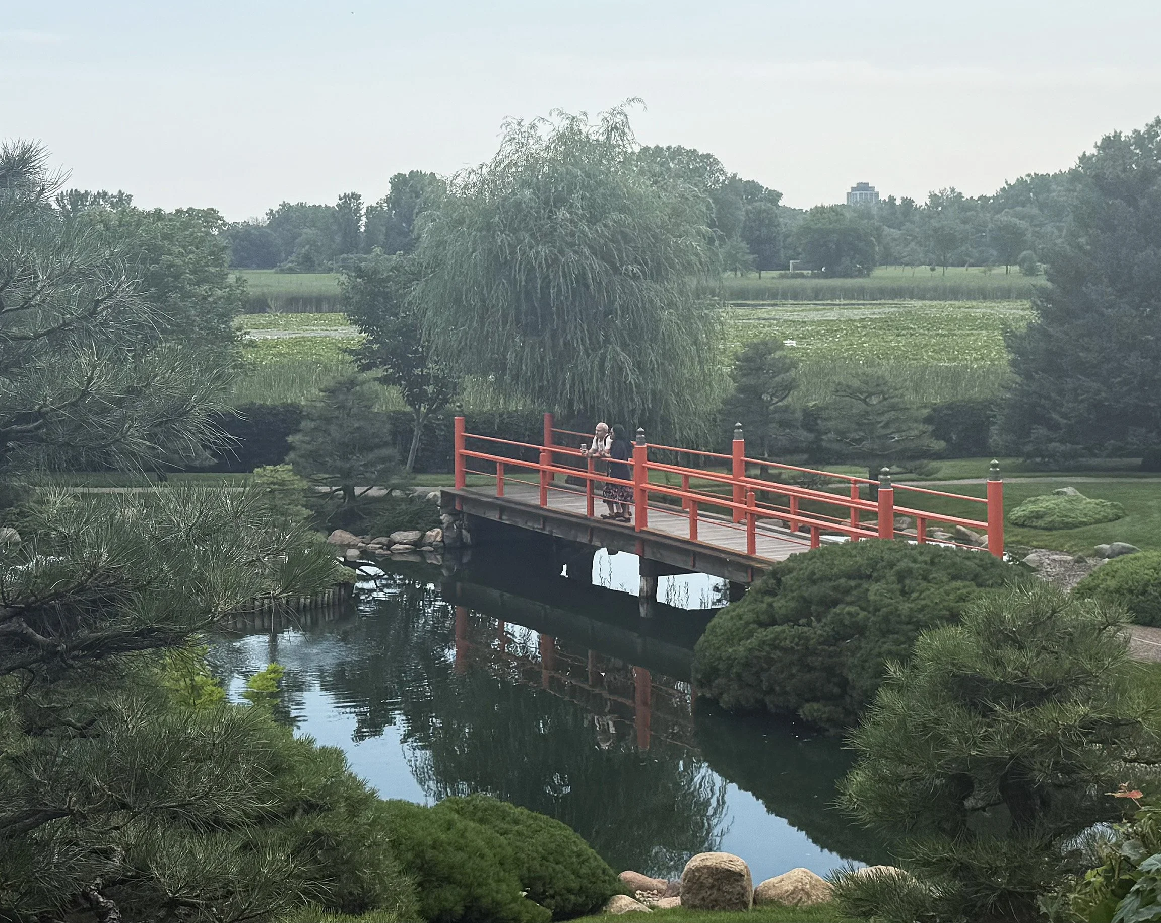 Paint-Out at Japanese Garden in Bloomington