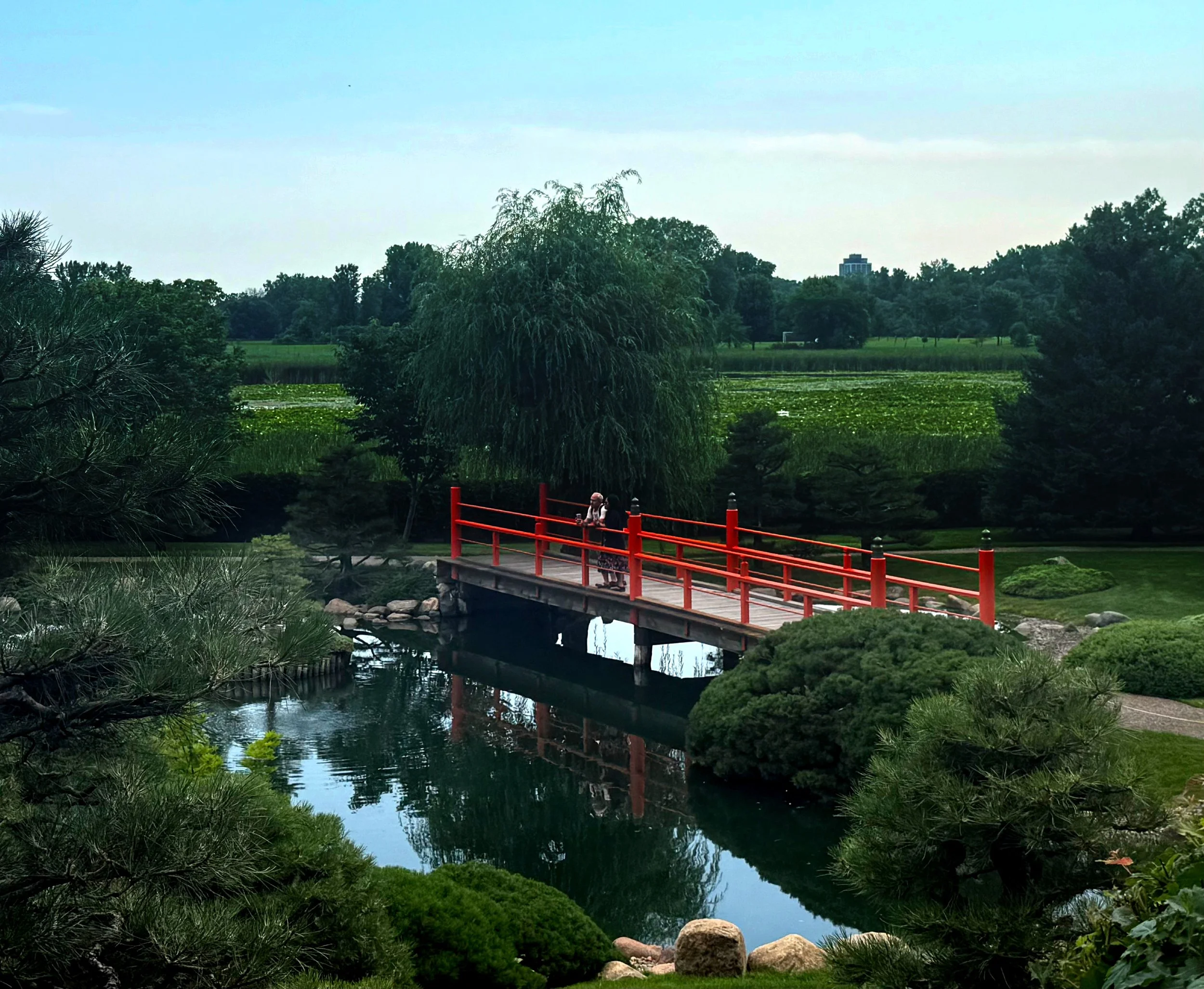 Paint-Out at Japanese Garden in Bloomington