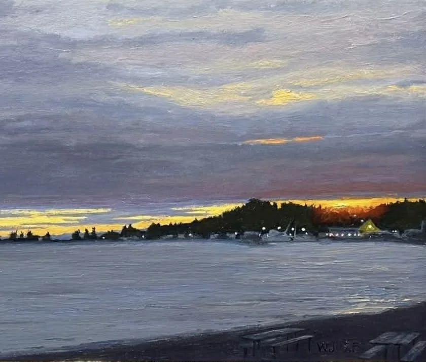 Wendy Johnson "Glint over Grand Marais"