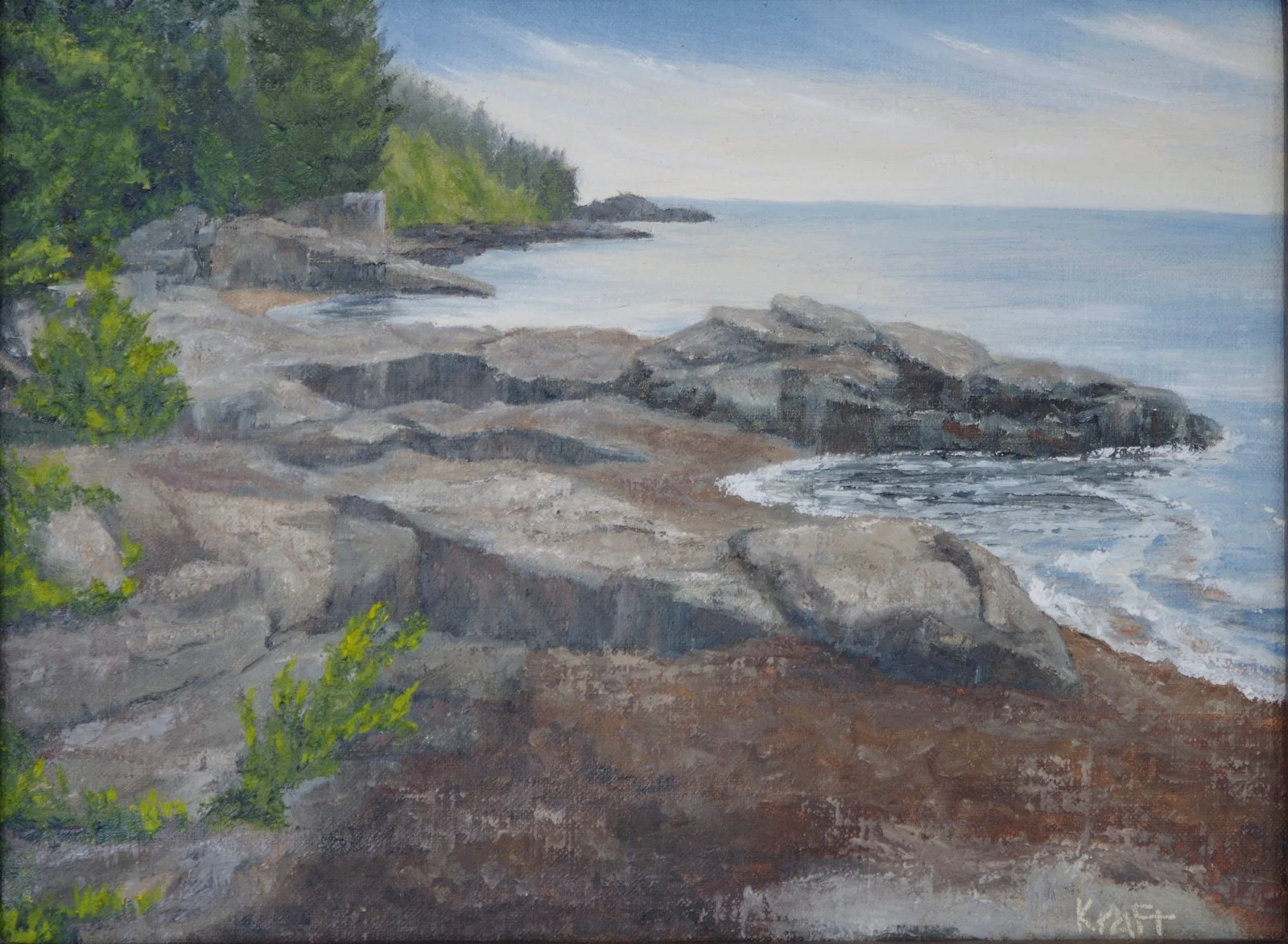 Chanda Kraft "Shoreline at Cascade River SP"
