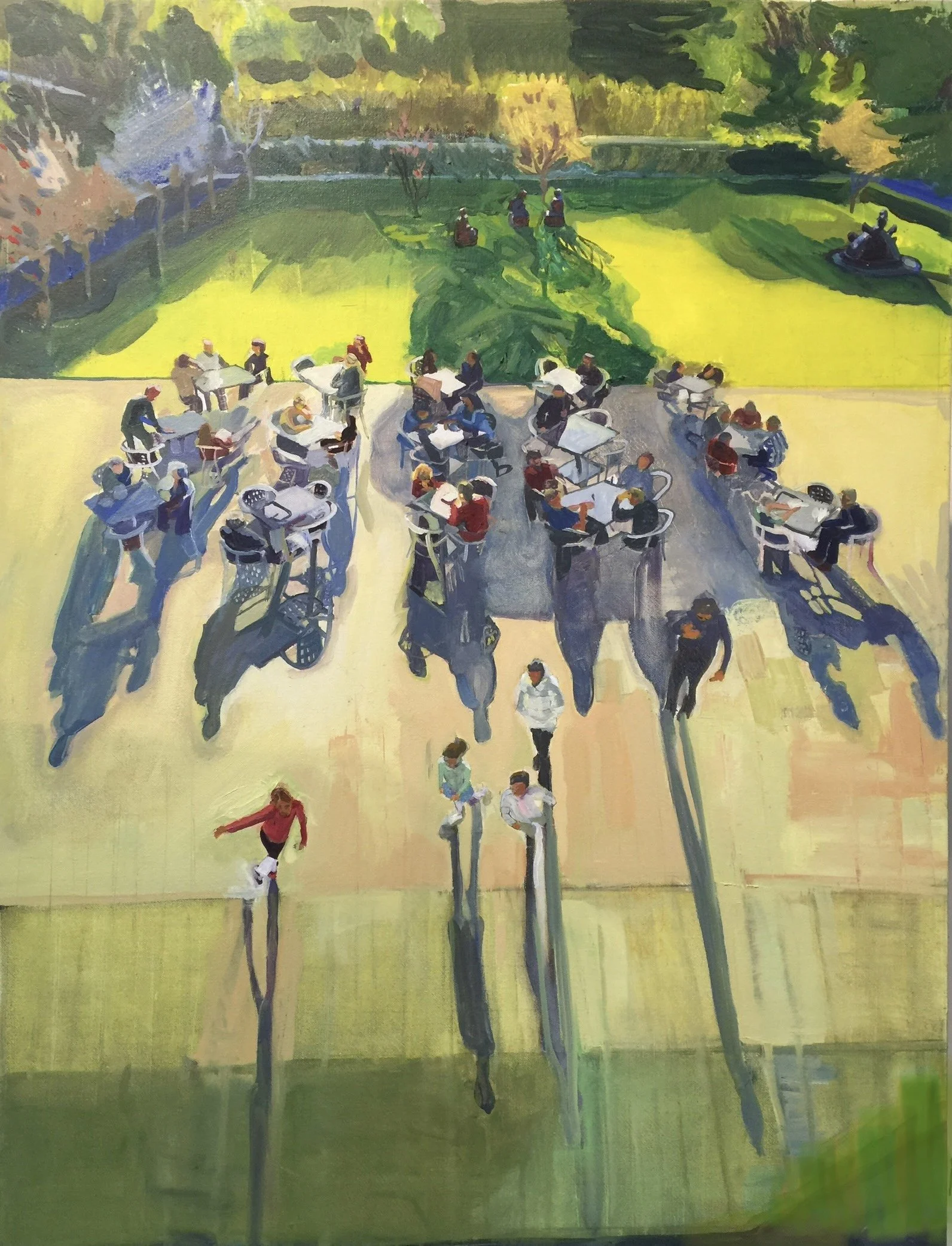 Suhaila I "Dancing with Shadows at Sculpture Garden Cafe"