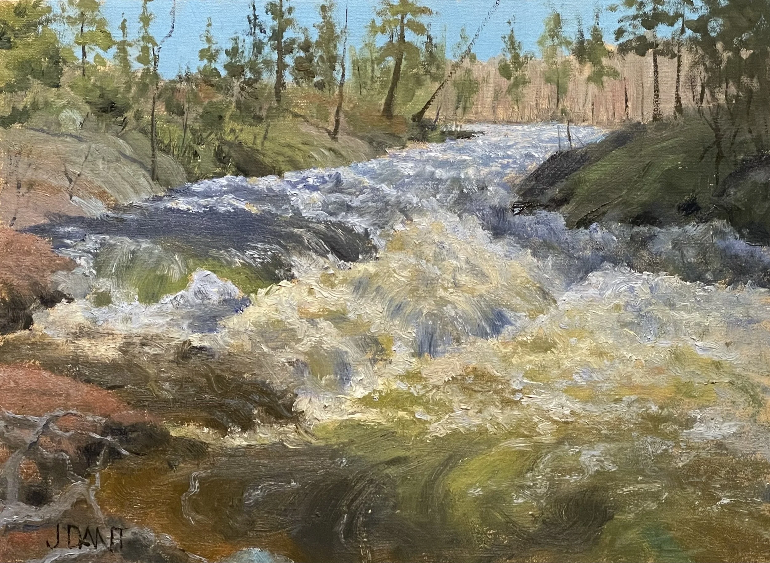 Jack Dant "Rushing Waters, Sea Gull Lake"