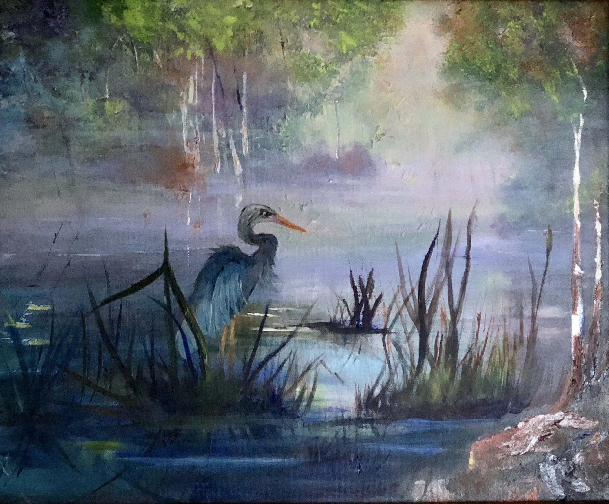 Kathy Fox Weinberg "Heron Haunt"