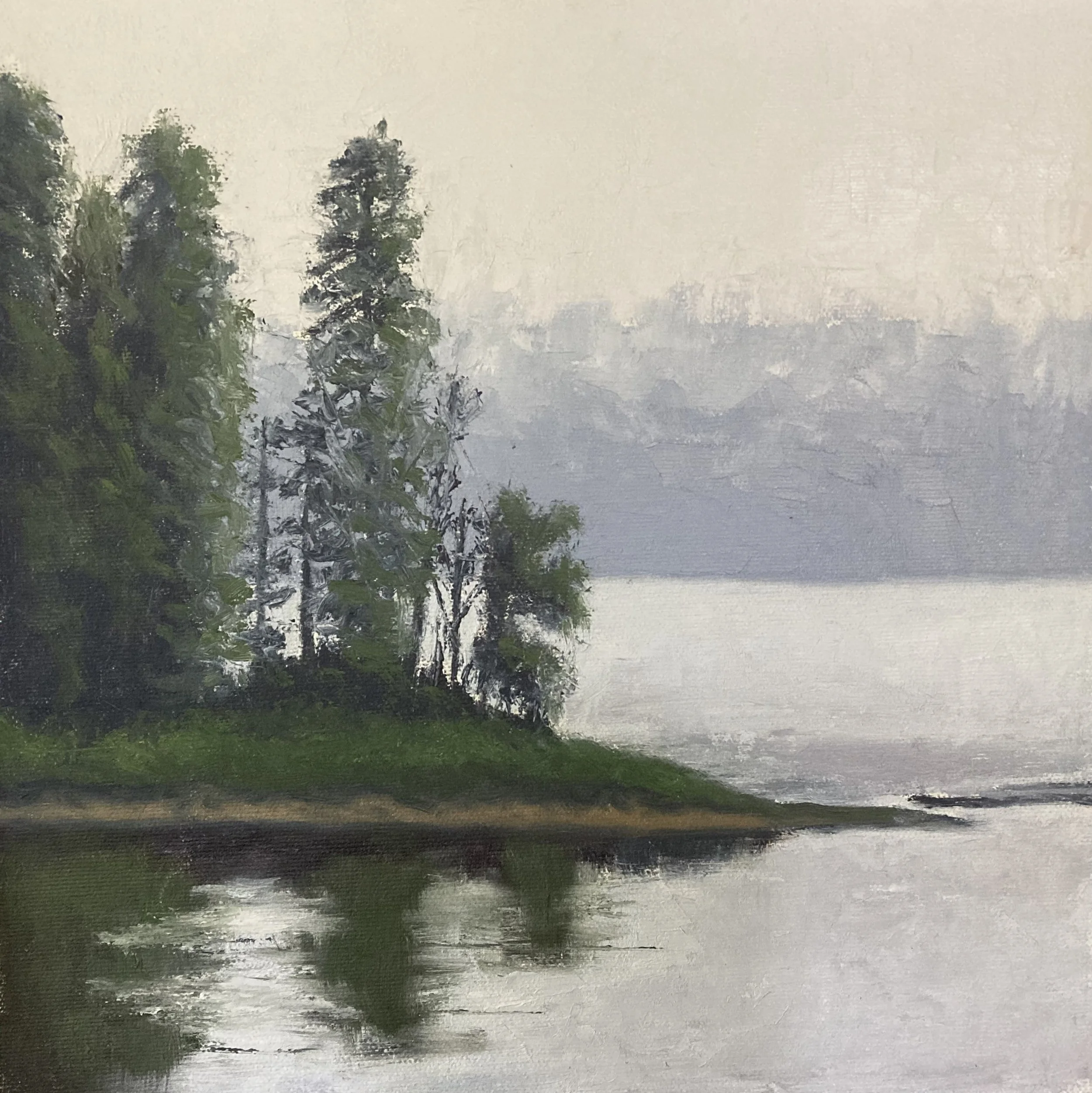 Cindy McComas "Maine Island at Low Tide"