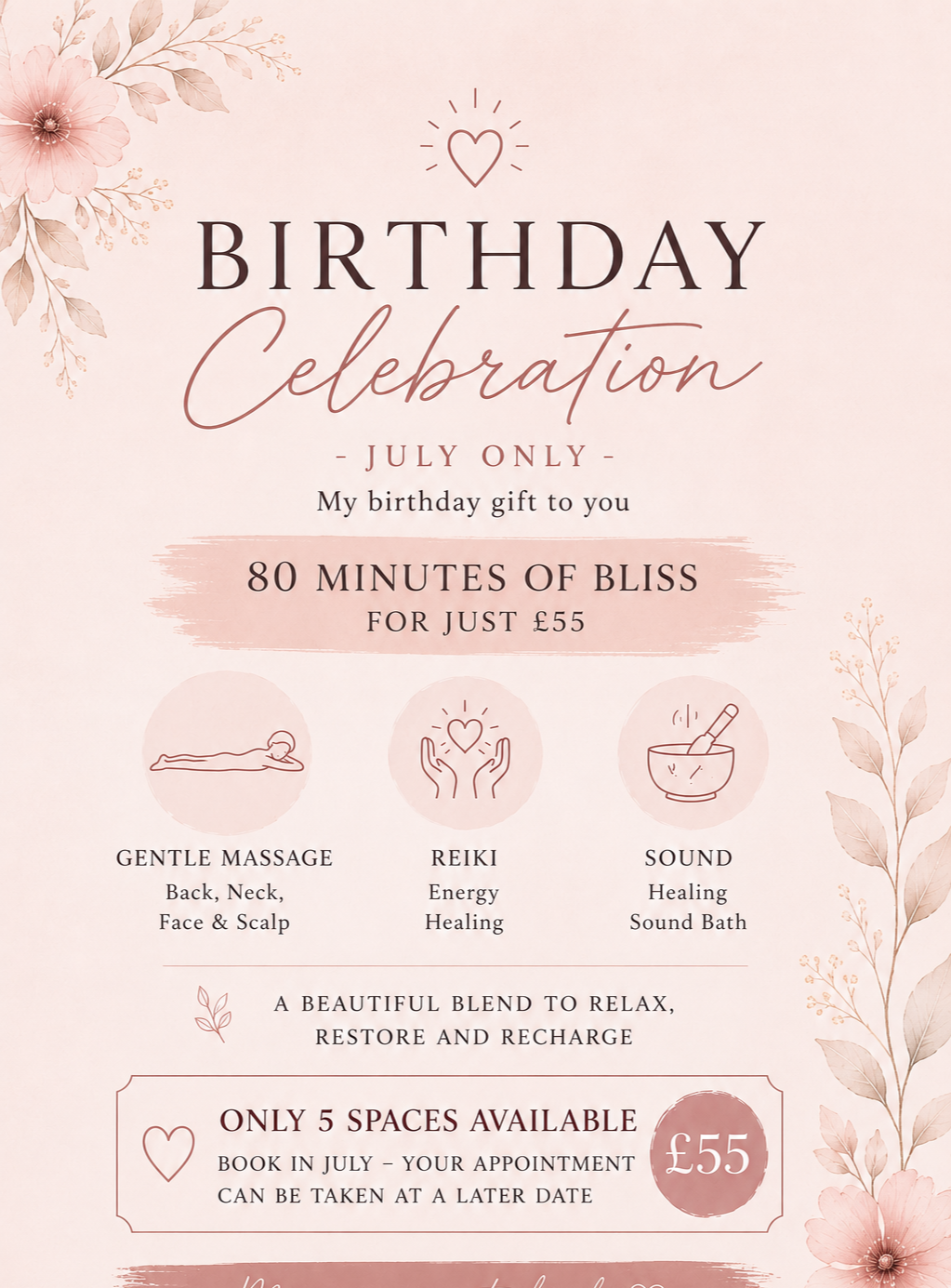 July Birthday Offer