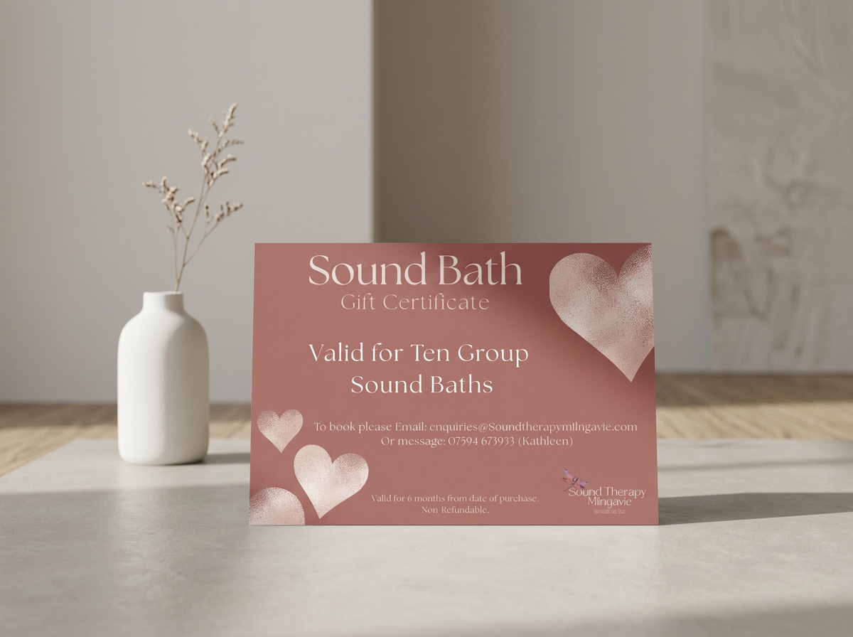 Ten Sound Baths - Gift Certificate