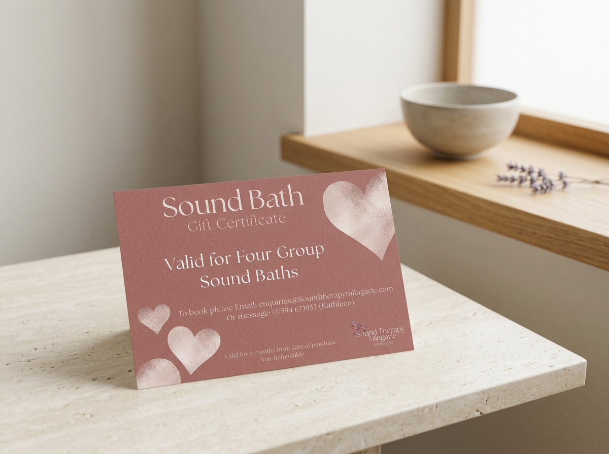 Four Sound Baths - Gift Certificate